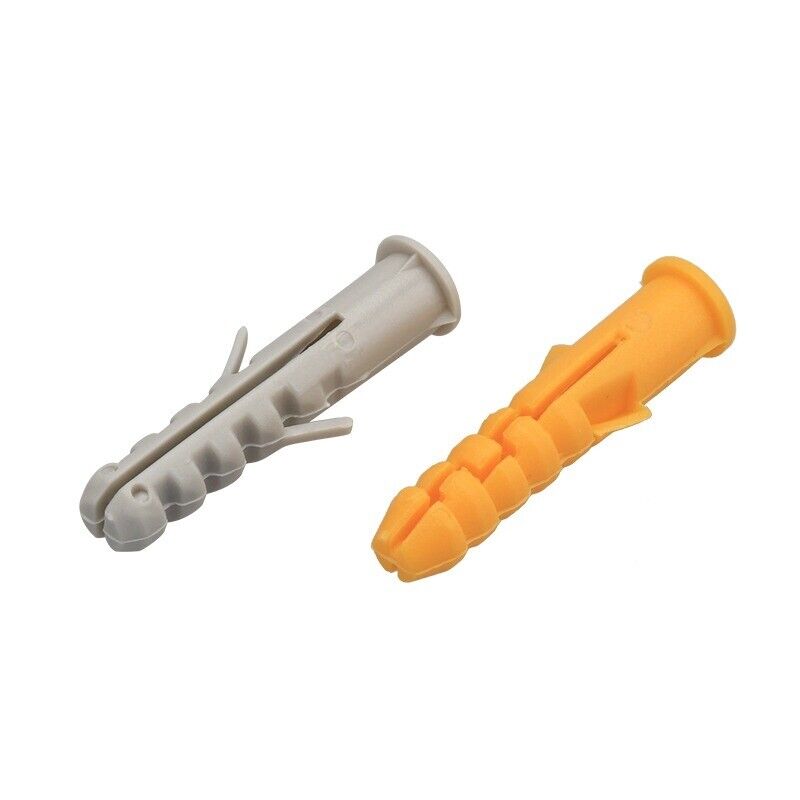 Wall Plugs M6 30mm Expansion Plastic Screw Plug Tube (Use with M4 Screws)