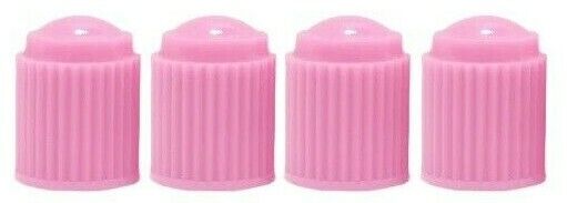12x Pink Tyre Valve Dust Caps Car, Van, Motorcycle, Bmx