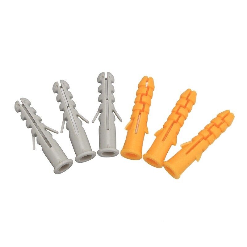 Wall Plugs M6 30mm Expansion Plastic Screw Plug Tube (Use with M4 Screws)