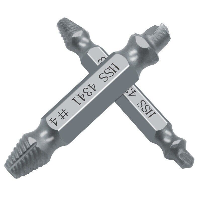 6pcs Damaged Screw Extractor Drill Bit Set Easily Take Out Broken Screw