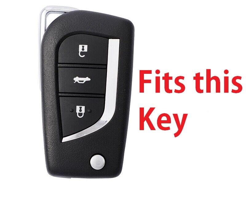 Remote Key Fob Case Cover Toyota Auris Corolla Avensis Verso Yaris Aygo Rav4