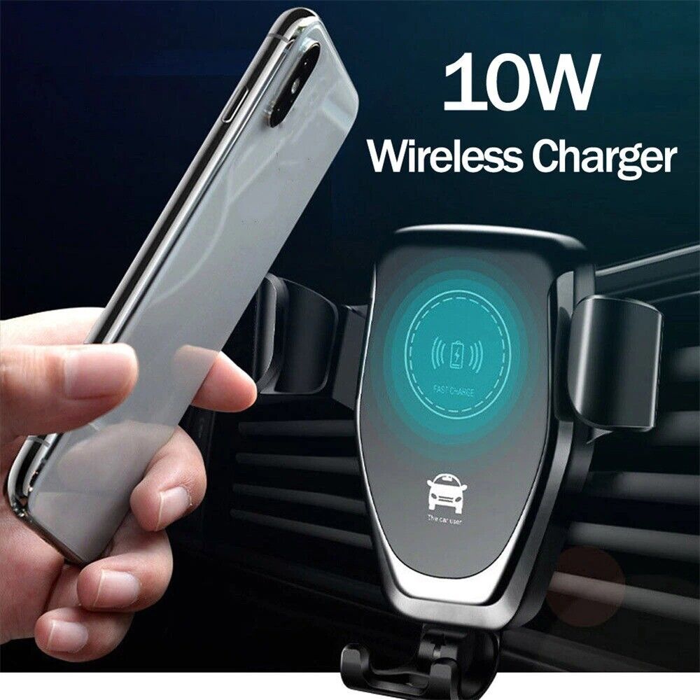 Wireless Fast Charger Car Mount Air Vent Mobile Phone Holder Universal