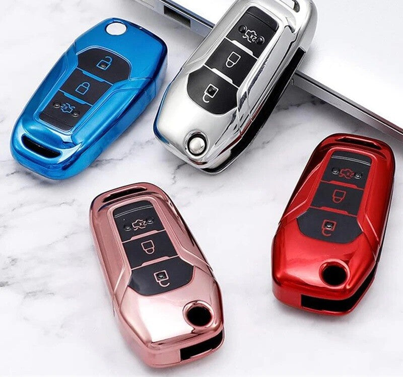 TPU Remote Key Case Cover for Ford Focus Fiesta Mondeo Fusion Kuga Ranger