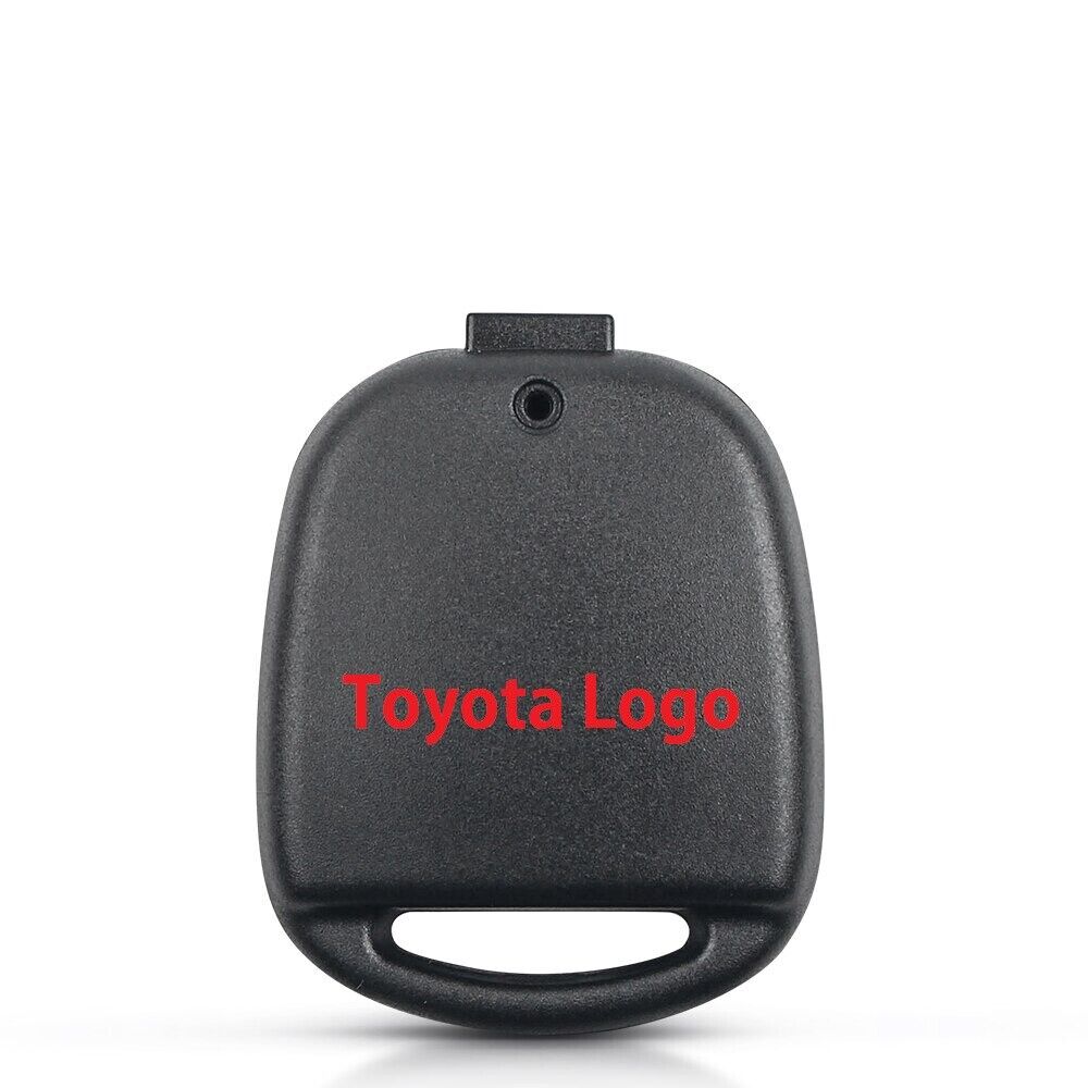 Toyota Yaris Corolla Tarago Camry Lexus Key Shell + 3 Button Rubber Pad
