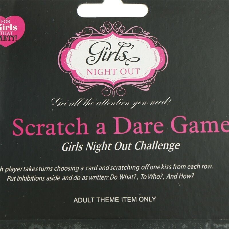 Hen Night Out Dare Scratch Cards Pack of 12 Girls Night Out