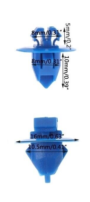 10x Door Trim Body Moulding Repair Panel Clips for Toyota