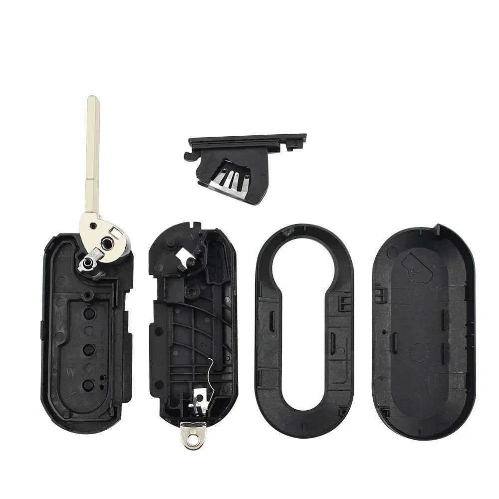 3 Button Remote Key Shell fits Fiat 500 Panda Brava Punto Stilo