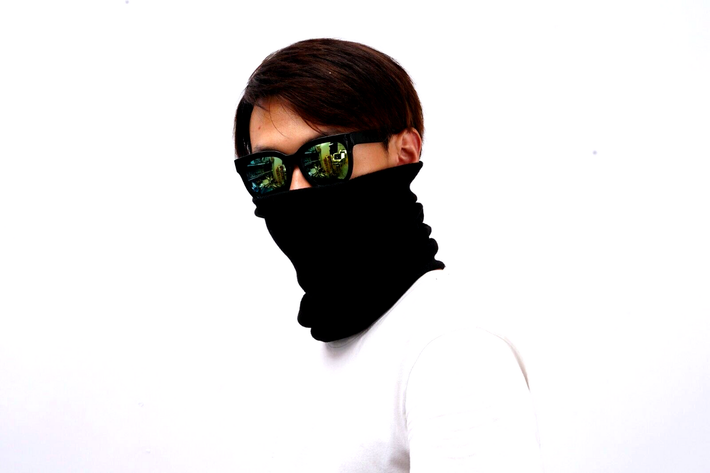 Black Windproof Balaclava for Riding Skiing Motorcycle Cycling Scarf Neck Face