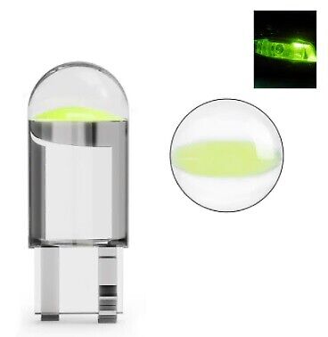 T10 W5W 501 LED Push in Bulb Side Light Interior Light License Plate (7Colours)