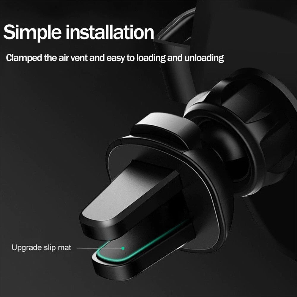 Wireless Fast Charger Car Mount Air Vent Mobile Phone Holder Universal