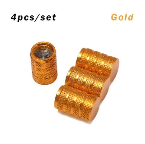4x Tyre Valve Tyre Valve Caps for Car, Van, Motorcycle, Bmx