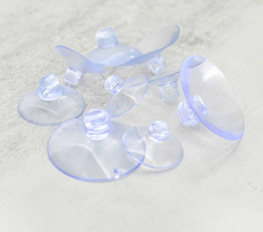 4x Suction Cups 40mm Powerful for Wall Kitchen Bathroom Glass