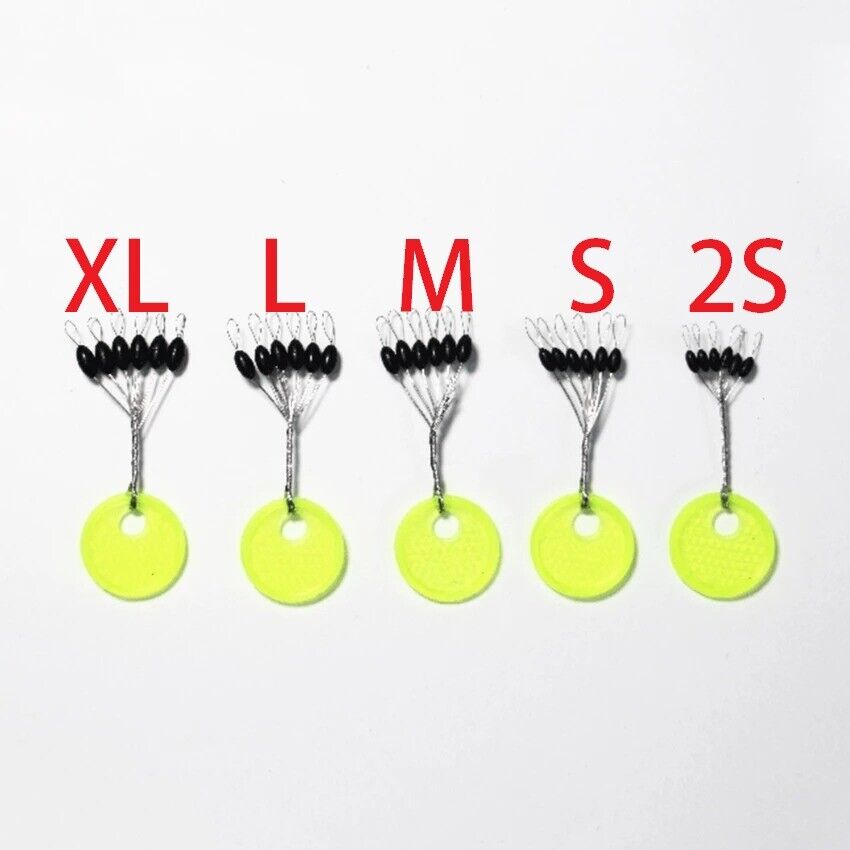 1x Oval Stopper Fishing Float Rubber Space Beans Sea Carp Fly Fishing Bobber