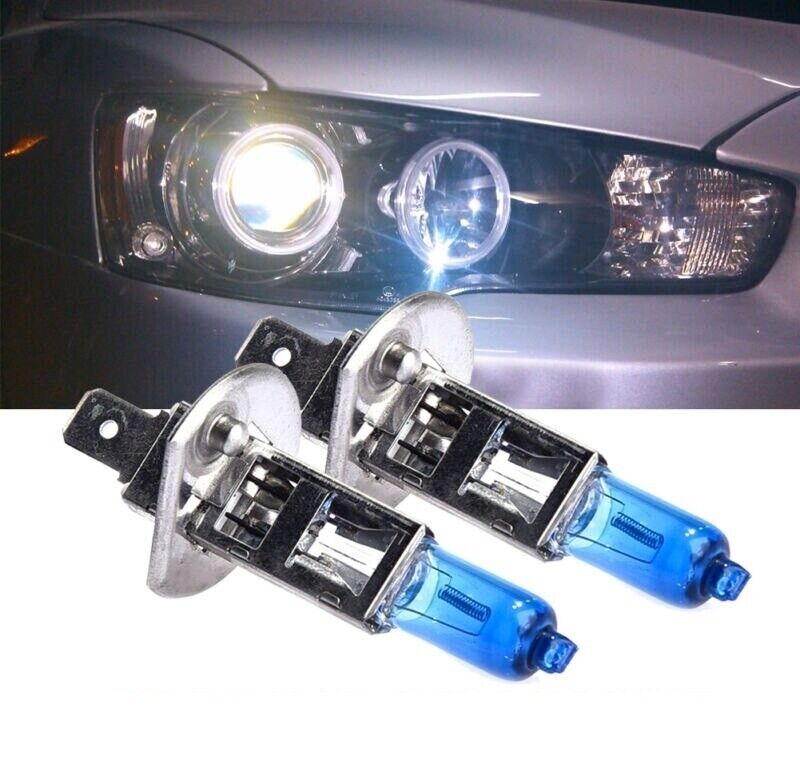 2x White Xenon H1 Bulbs 12V 100W Car HID Headlight Light Lamp Bulb