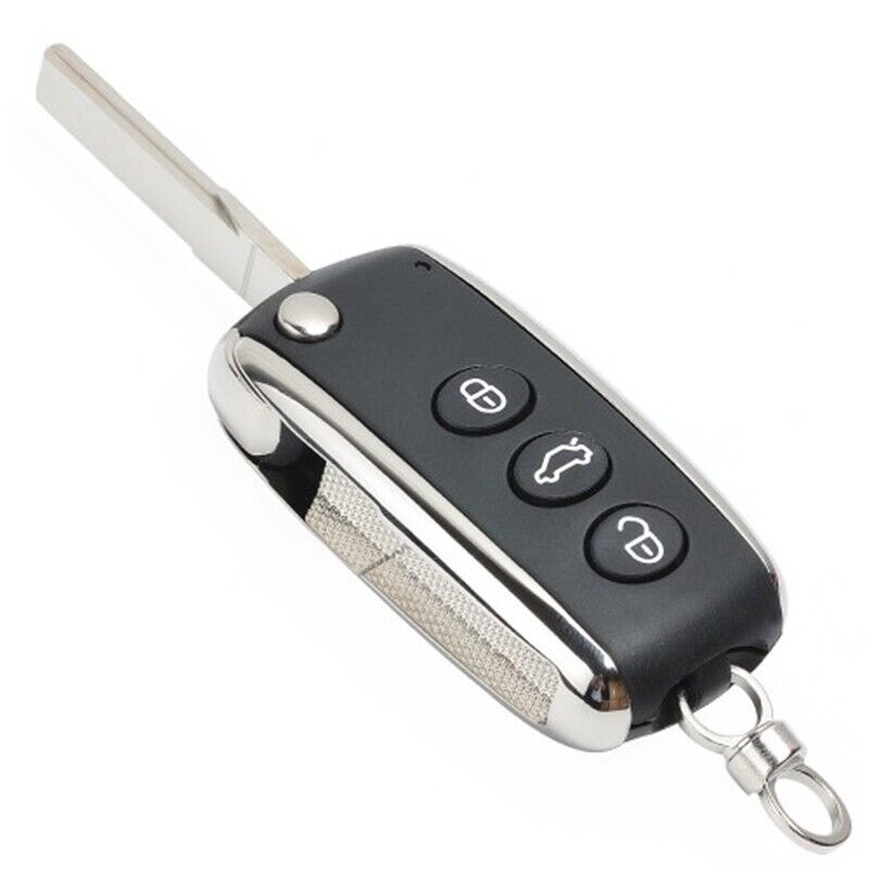 3 Button Bentley Mulsanne Hurtling GT Flying Spur Continental Key Shell + Logo