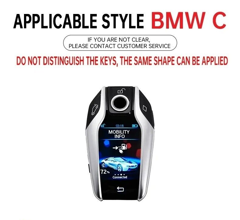 4 Button Smart Key Cover Case for BMW G11 G12 G30 G31 740li 750li