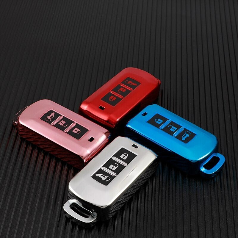TPU Remote Key Fob Case Cover for Mitsubishi Outlander 2014 Pajero Delica