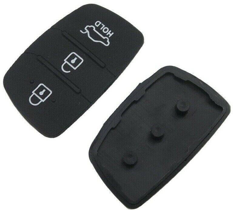 3 Button Car Key Rubber Pad for Hyundai Ix35 Kia Sportage 2016 Rio