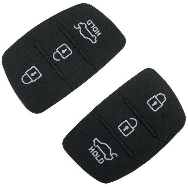 3 Button Car Key Rubber Pad for Hyundai Ix35 Kia Sportage 2016 Rio
