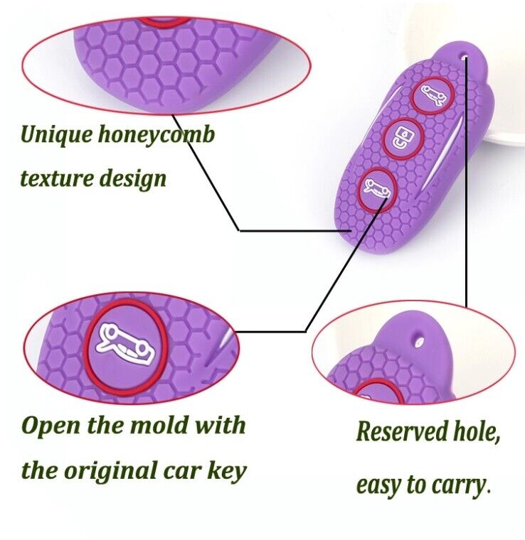 Remote Key Fob Case Cover Protector for Tesla Model 3 X S