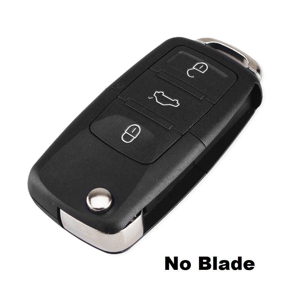 3 Button Remote Key Shell Cover for VW Golf 4 5 6 Polo Passat B6 Touran Bora