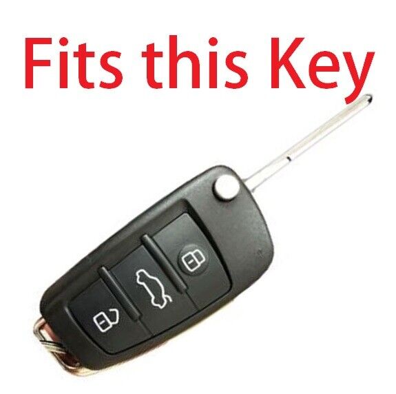 3 Button Remote Key Fob Cover Key Case Audi Audi C5 C6 R8 A1 A3 Q3 A4
