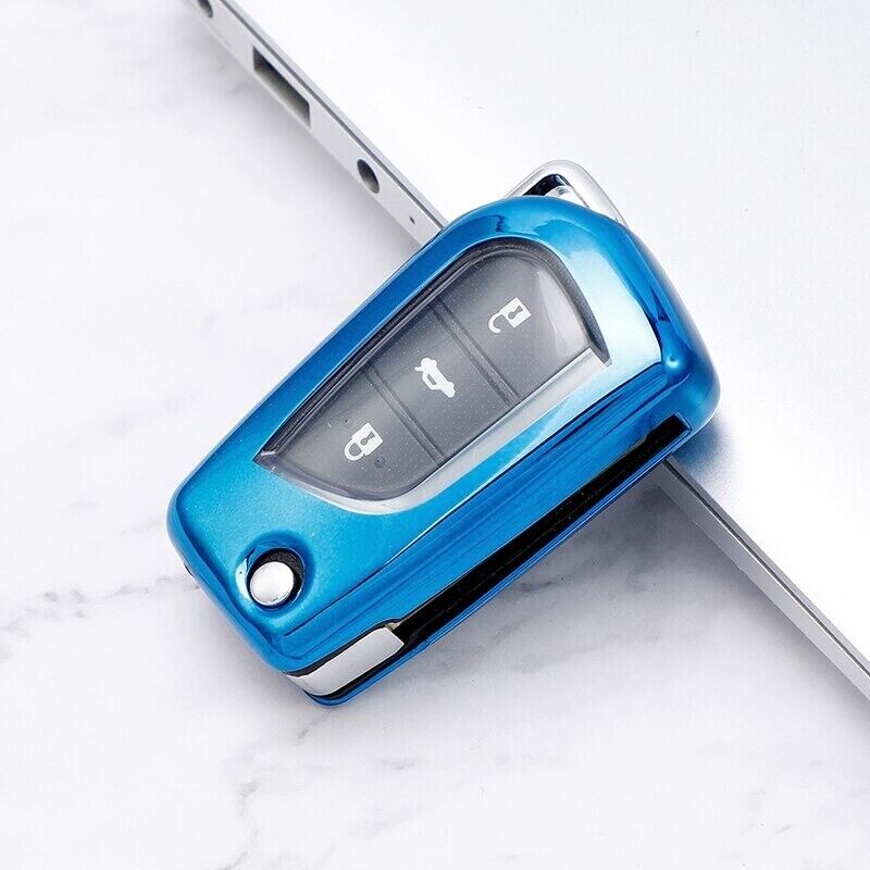 Remote Key Fob Case Cover Toyota Auris Corolla Avensis Verso Yaris Aygo Rav4