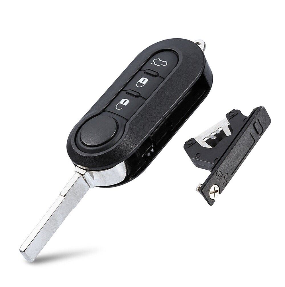 Key Blank Fob Shell Fiat Grande 500 Bravo Punto Stilo Panda Ducat