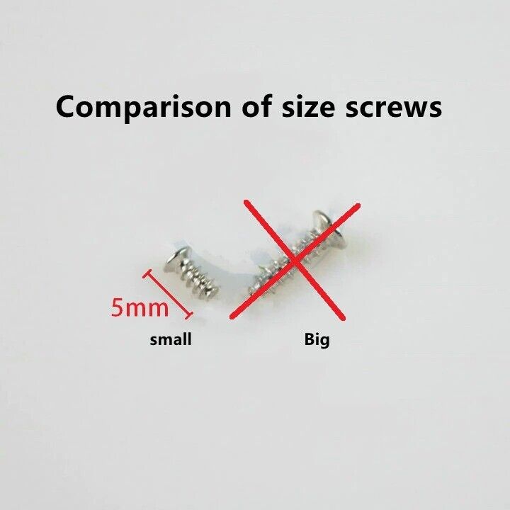10x Car Key Folding Embryo Fixing Small Screws 4mm Locksmith Repair