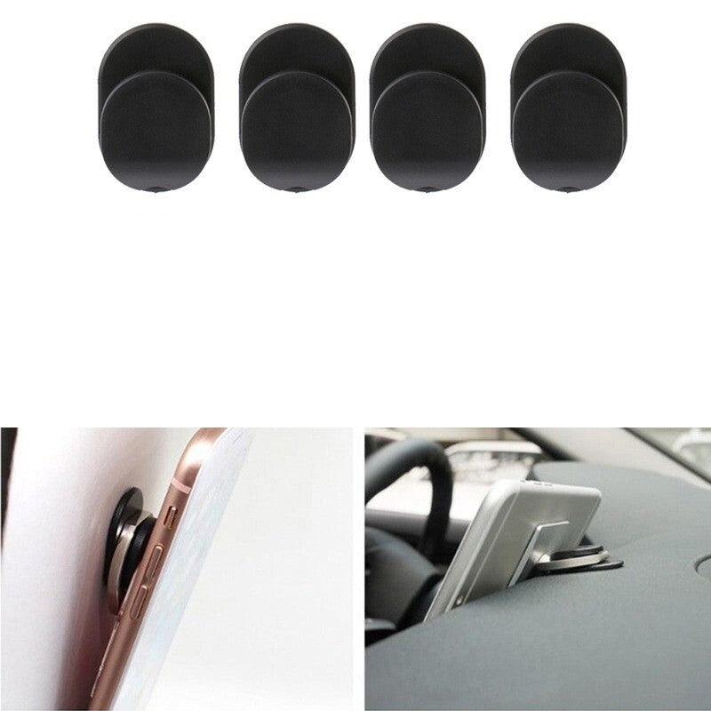 1x Car Mount Sticky Hook Holder for Phone Finger Ring USB Cable Keys Bag Hanger