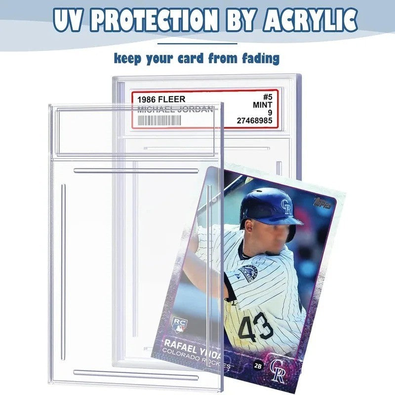 1x Graded Cards Protector Card Holder Trading Cards Hard Plastic Clear Case