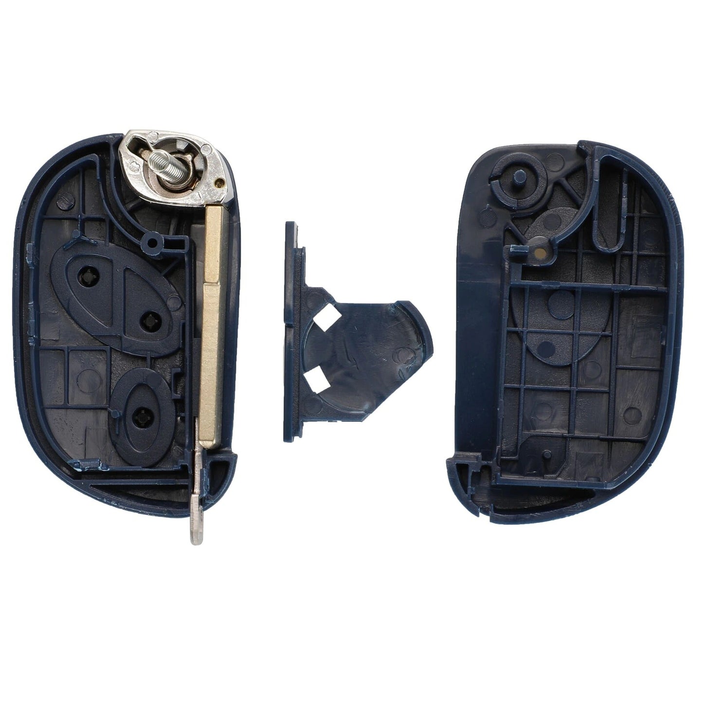 3 Button Key Shell with Uncut Key Blade fits Maserati Gran Turismo Quattroporte