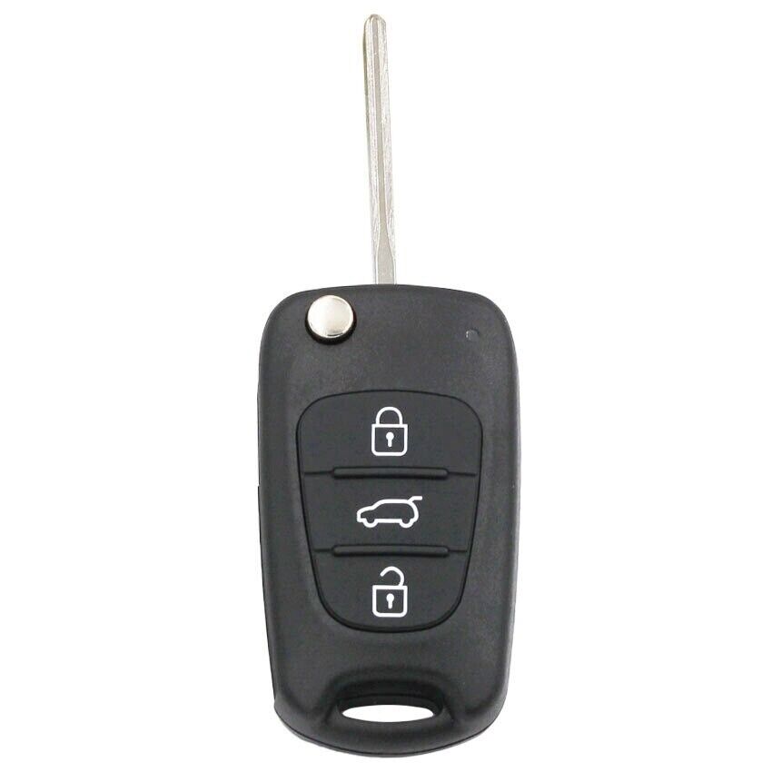 Hyundai Flip Remote Key Fob 433MHz ID46 for i20 i30 ix35 + Battery