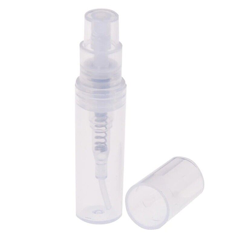 Plastic Clear Spray Bottle 2ml for Perfume Cosmetic After Shave Travel