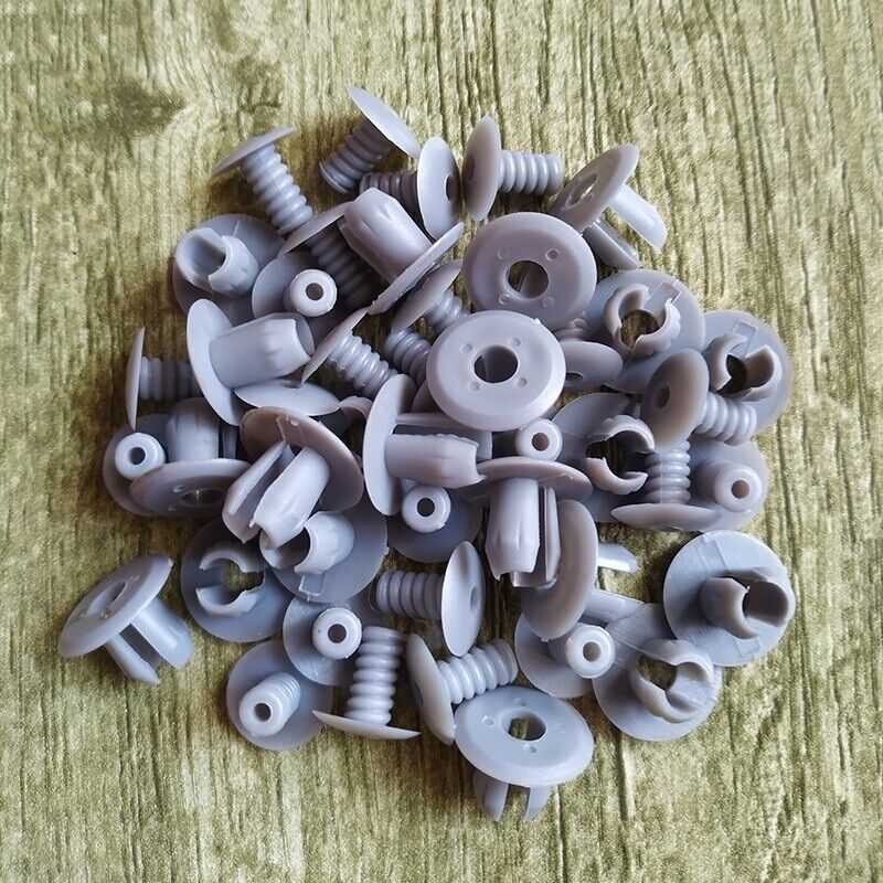 10x Car Fastener Trim Panel Clips 9mm Hole for VW Volkswagen T4 T5 Transporter