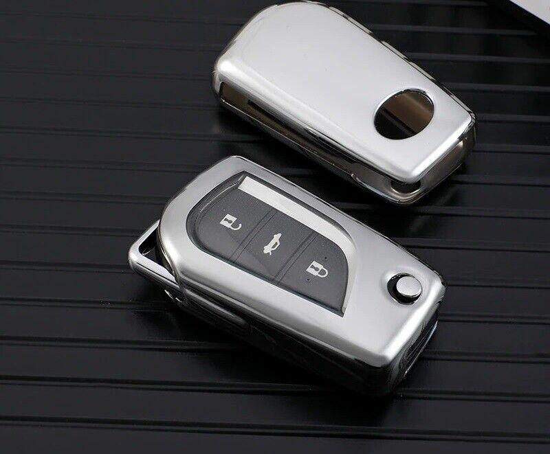 Remote Key Fob Case Cover Toyota Yaris Auris Corolla Avensis Verso Aygo Rav4