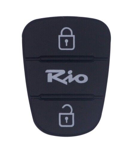 3 Button Remote Key Fob Pad Rubber Replacement Repair Insert Kia Rio