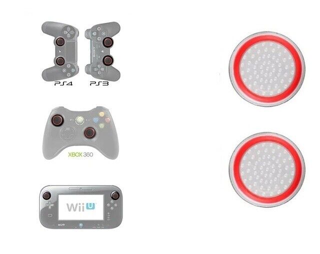 2x Non-Slip Analog Joystick Thumbstick Thumb Stick Grip Caps PS3 PS4 PS5 Xbox