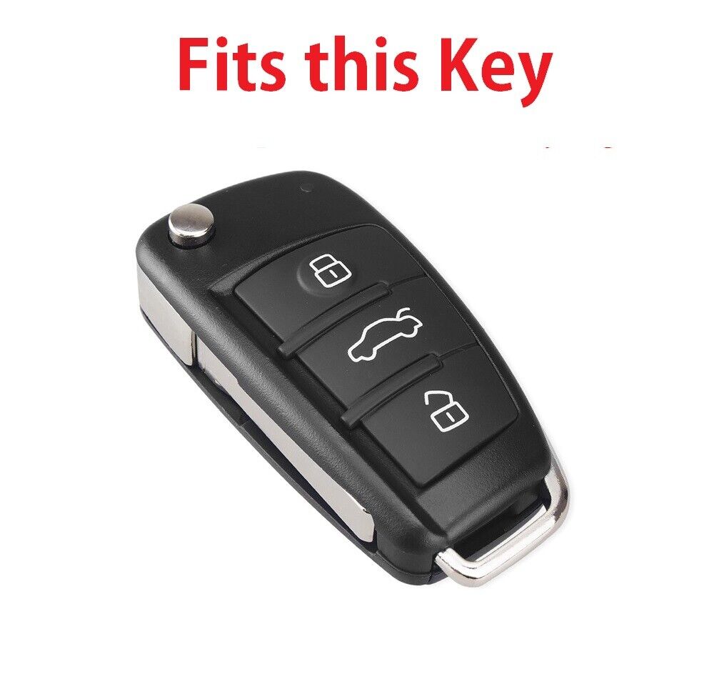 Remote Key Fob Case Cover for Audi A4 B7 A6 C6 4F 8V A3 8P A1 A3