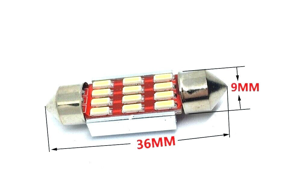 1x C5W LED Bulb Canbus Festoon Interior Dome Light 31mm 36mm 39mm 41mm 12V 4014