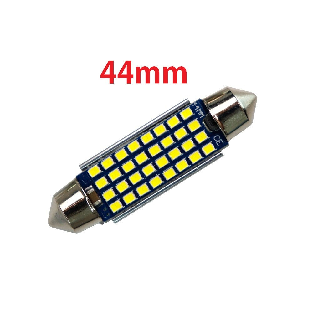 Car Led Number Plate Light Bulb C5W Festoon Canbus White 41mm 44mm Bulb