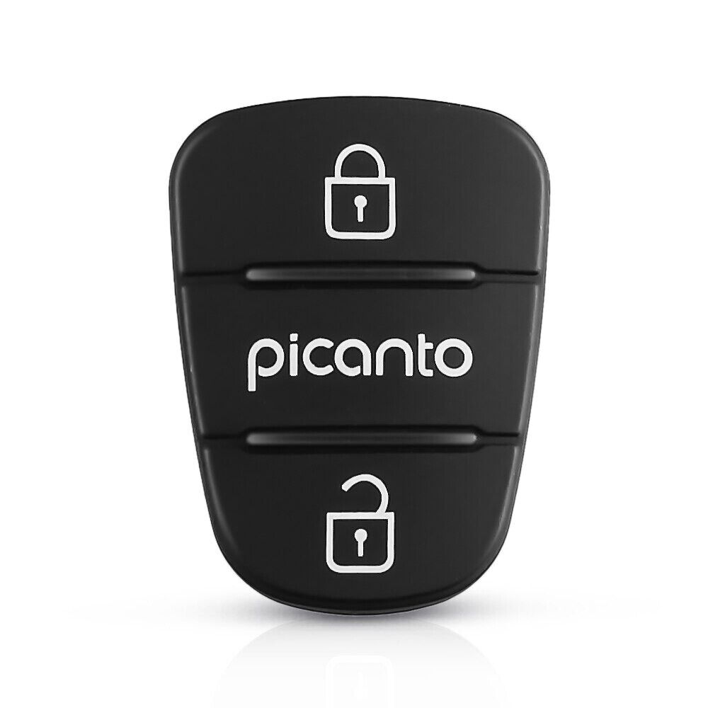 Picanto 3 Button Remote Key Fob Rubber Pad Replacement Repair Insert for Kia
