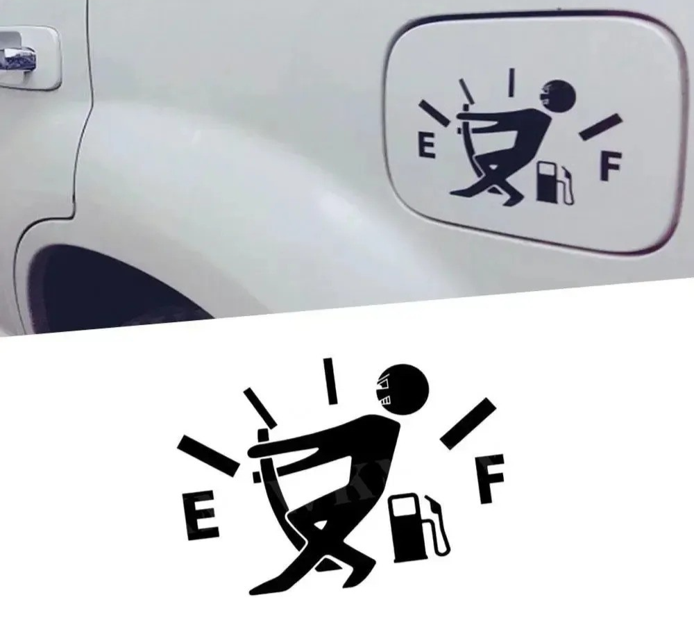 Car Sticker Pull Fuel Tank Pointer Reflective Vinyl Sticker