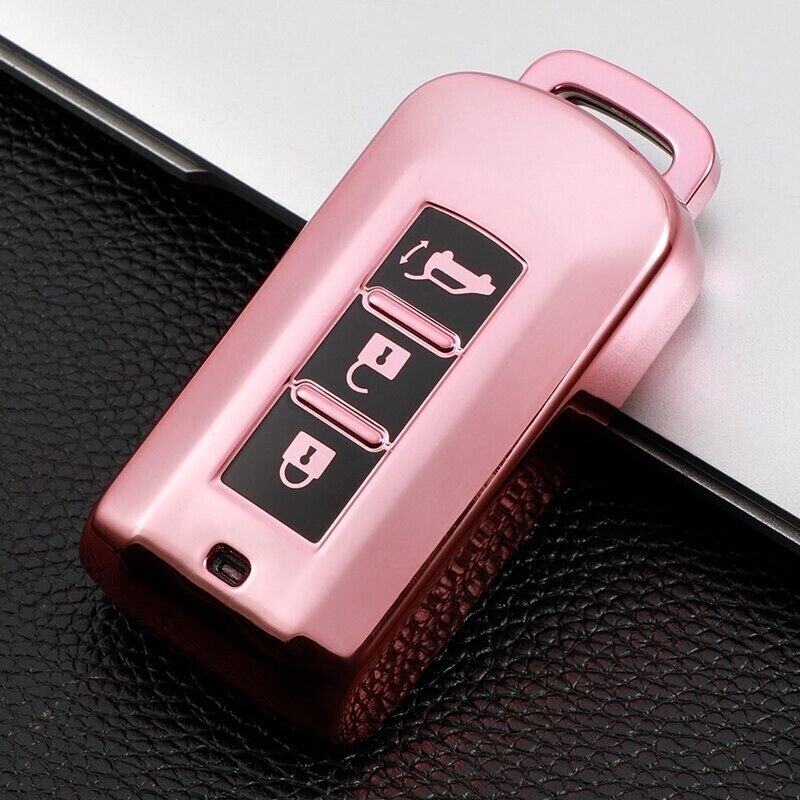 Mitsubishi Outlander 2014 Pajero Delica TPU Remote Key Fob Case Cover