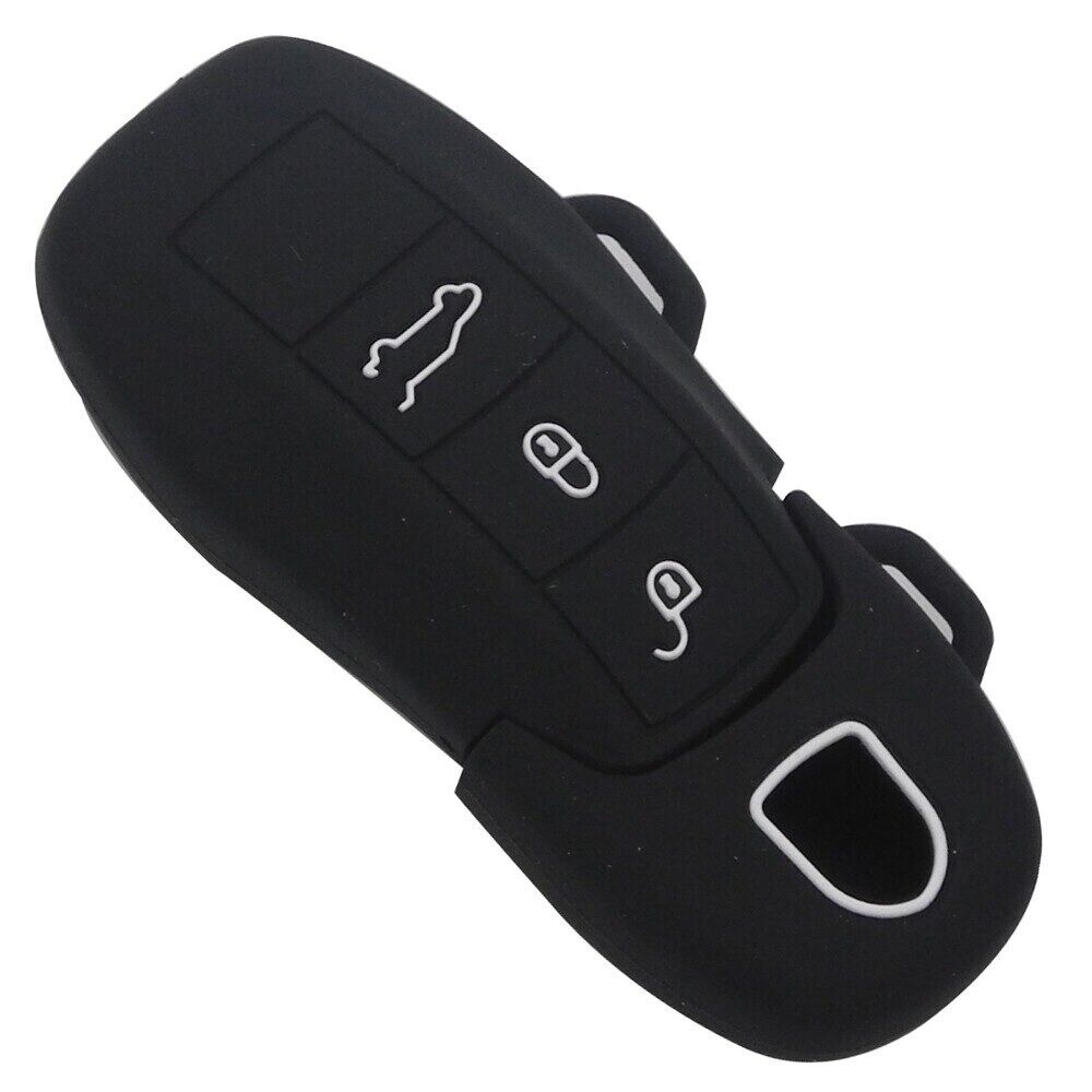 3 Button Remote Key Fob Cover Porsche Cayenne 911 Panamera Macan
