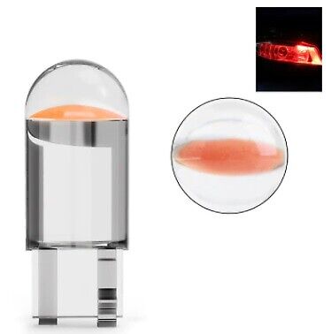 T10 W5W 501 LED Push in Bulb Side Light Interior Light License Plate (7Colours)