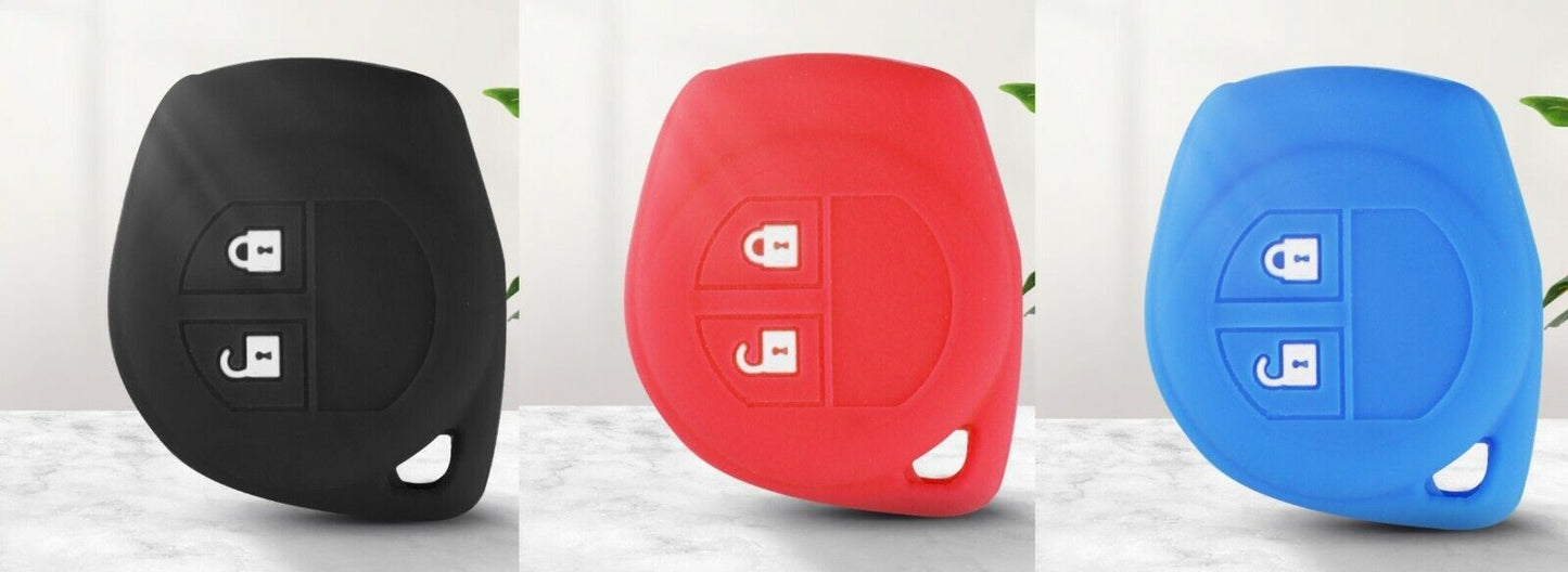2 Button Red Key Cover for Suzuki Swift, SX4, Alto, Vitara, Liana, Ignis