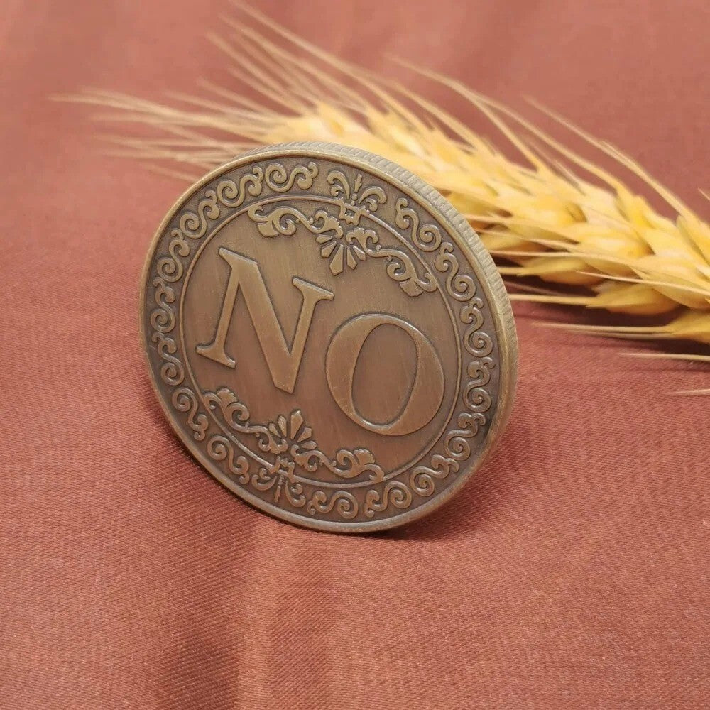 Bronze Yes or No Commemorative Coin Souvenir Non Currency Coin