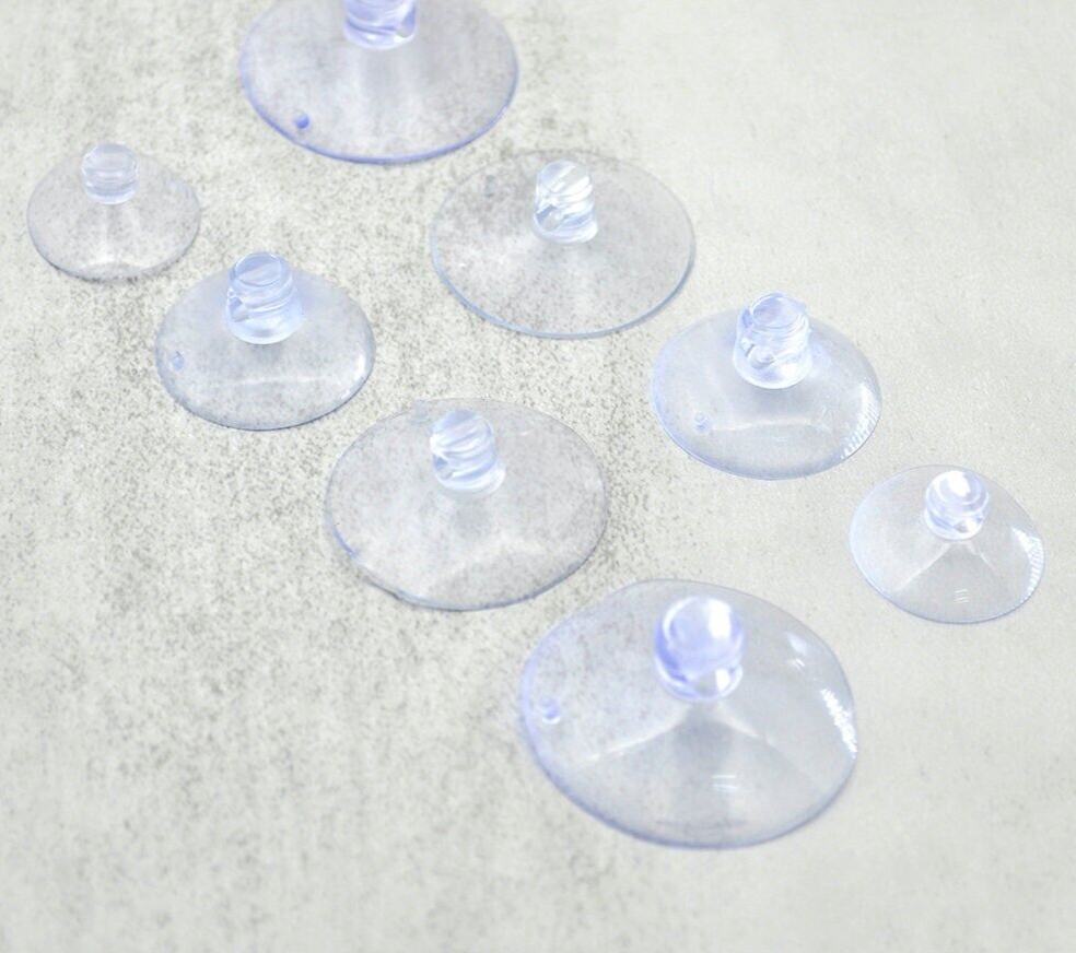 4x Suction Cups 40mm Powerful for Wall Kitchen Bathroom Glass