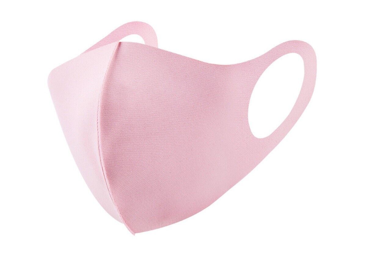 FACE MASK REUSABLE WASHABLE 4 COLOURS (BLACK, PINK, BLUE, GREY)